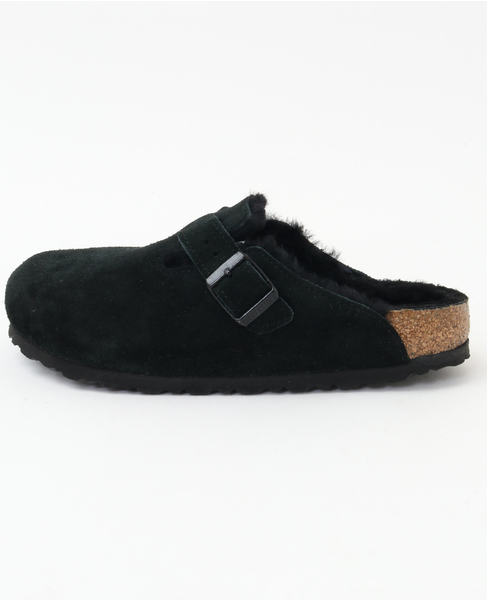 【BIRKENSTOCK/ビルケンシュトック】BOSTON Shearling LEVE Stone Coin LAF 詳細画像 ブラック 3