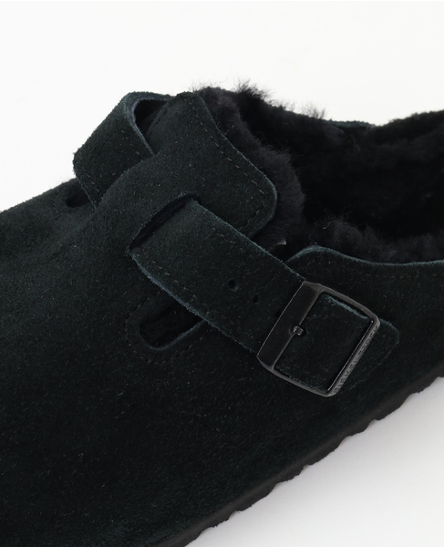 【BIRKENSTOCK/ビルケンシュトック】BOSTON Shearling LEVE Stone Coin LAF 詳細画像 ブラック 7