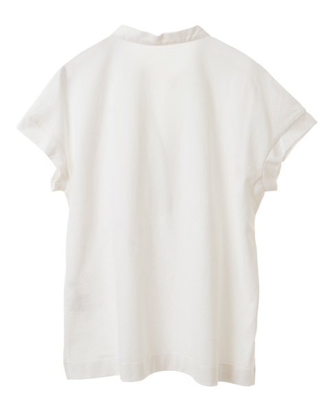 【LOURMARIN/ルールマラン】コットンスキッパーTシャツ 詳細画像 ホワイト 2