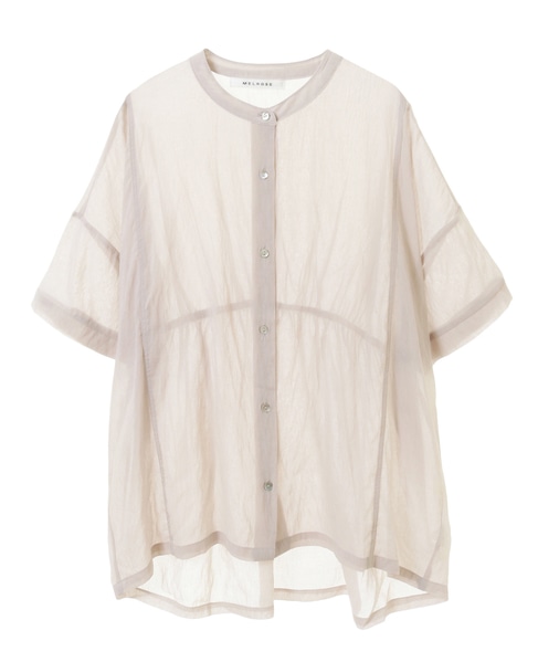 シアーブラウス 詳細画像 アイボリー 1