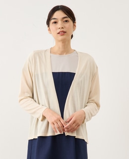 ヨーク切替カーディガン