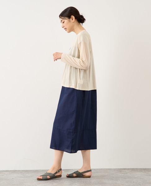 ヨーク切替カーディガン 詳細画像 アイボリー 4