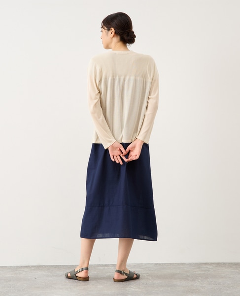 ヨーク切替カーディガン 詳細画像 アイボリー 6