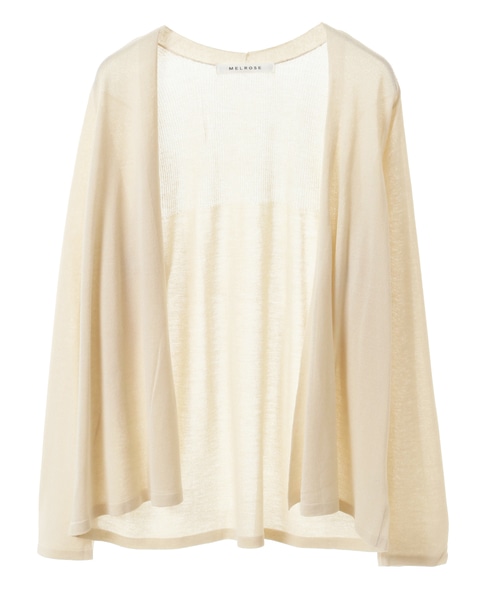 ヨーク切替カーディガン 詳細画像 アイボリー 8