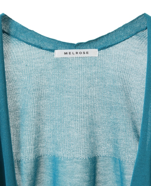 ヨーク切替カーディガン 詳細画像 ブルーグリーン 11