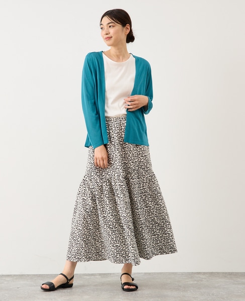 ヨーク切替カーディガン 詳細画像 ブルーグリーン 2