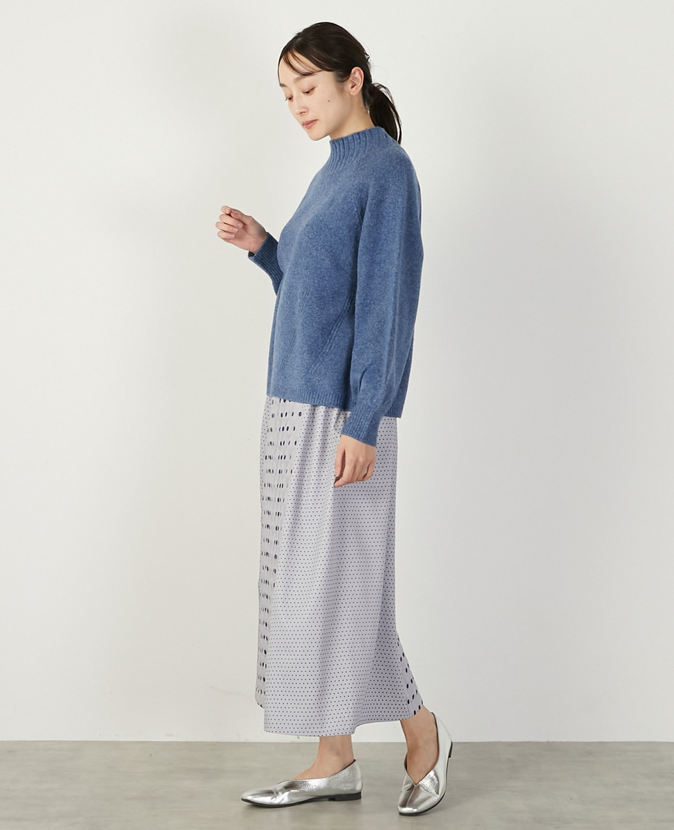 ウォッシャブルワイドネックプルオーバー｜MELROSE CLAIRE（メルローズ