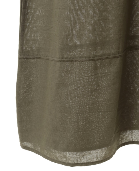 綿麻ジャージー切替ワンピース 詳細画像 グリーン系その他 11