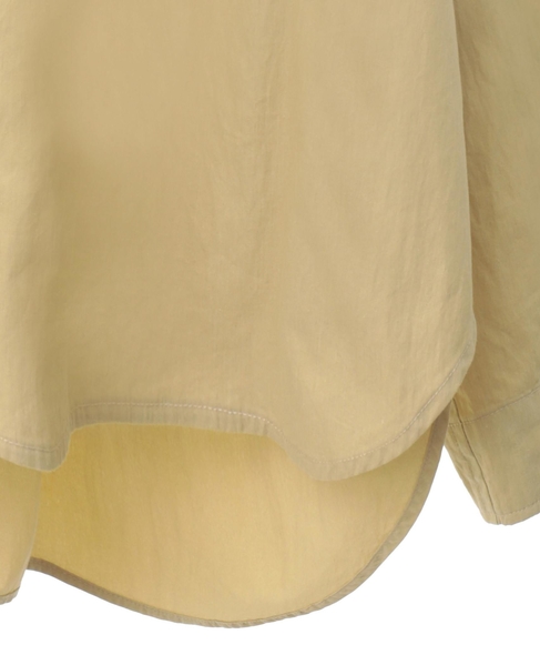 【CNバイオ加工Vネックシャツブルゾン】 詳細画像 ライトイエロー 11