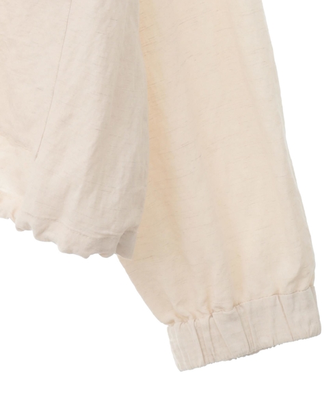 【レーヨンリネンナイロンスタンドジップブルゾン】 詳細画像 キナリ 12