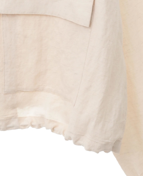 【レーヨンリネンナイロンスタンドジップブルゾン】 詳細画像 キナリ 13