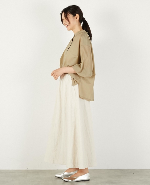 【レーヨンリネンナイロンLポケスカート】 詳細画像 キナリ 4