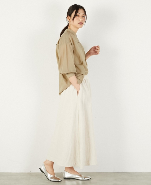 【レーヨンリネンナイロンLポケスカート】 詳細画像 キナリ 7