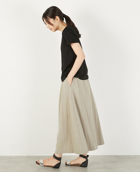 【レーヨンリネンナイロンLポケスカート】 詳細画像 グレイッシュベージュ 3