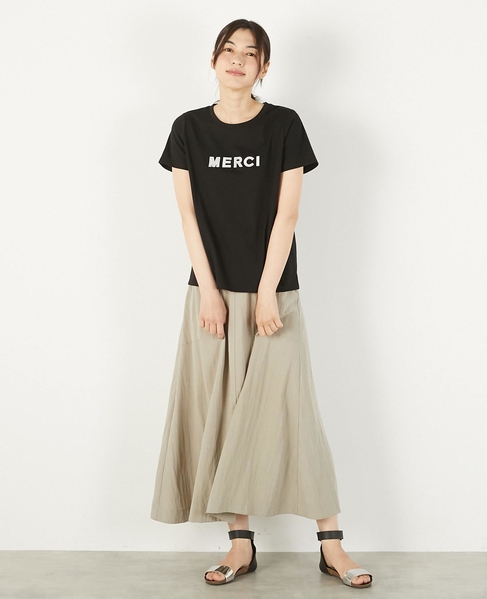 【レーヨンリネンナイロンLポケスカート】 詳細画像 グレイッシュベージュ 7