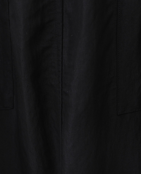 【レーヨンリネンナイロンLポケスカート】 詳細画像 ブラック 12