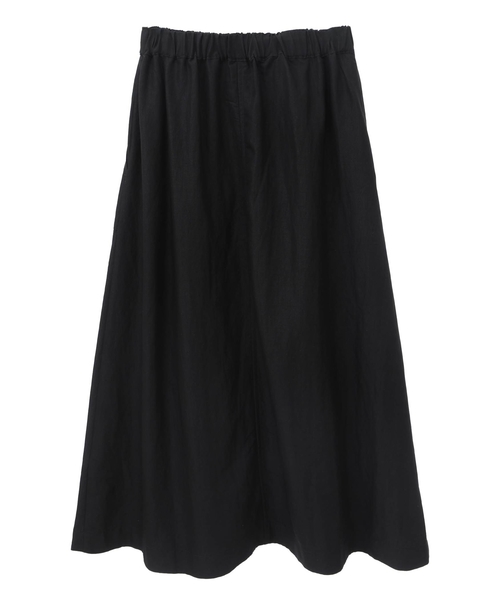 【レーヨンリネンナイロンLポケスカート】 詳細画像 ブラック 9