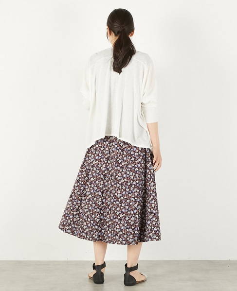 【RYNYシアー天竺ワイドトッパーカーディガン】 詳細画像 オフホワイト 5