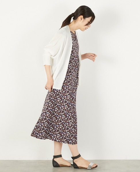 【RYNYシアー天竺ワイドトッパーカーディガン】 詳細画像 オフホワイト 6