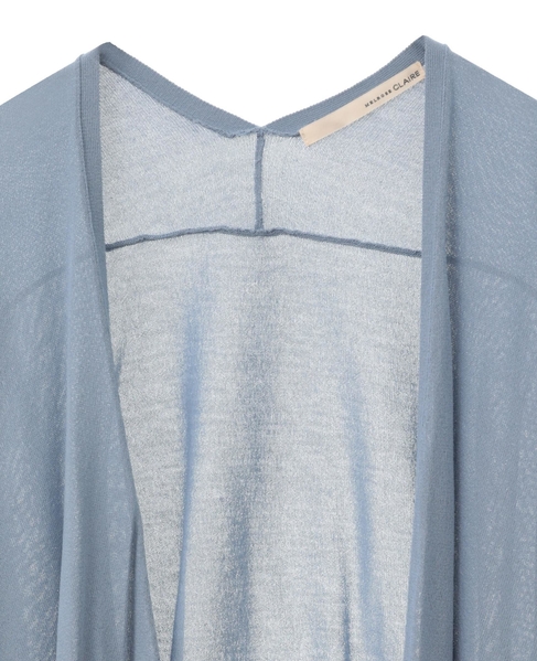 【RYNYシアー天竺ワイドトッパーカーディガン】 詳細画像 ブルー 11