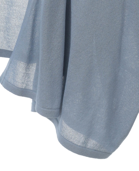 【RYNYシアー天竺ワイドトッパーカーディガン】 詳細画像 ブルー 13