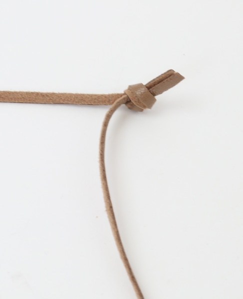 【ドロップパーツネックレス】 詳細画像 ベージュ 7