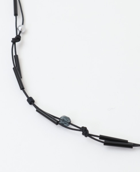 【編み込みネックレス】 詳細画像 ブラック 5