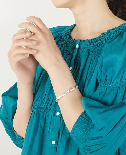 【ツイストバングル】 詳細画像 シルバー 1