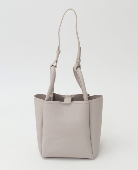 【持ち方を変えられる2wayキューブバッグ】 詳細画像 グレイッシュベージュ 6