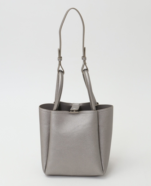 【持ち方を変えられる2wayキューブバッグ】 詳細画像 ガンメタ 4