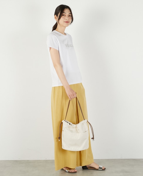 【軽量撥水！ショルダーバッグ】 詳細画像 アイボリー 2