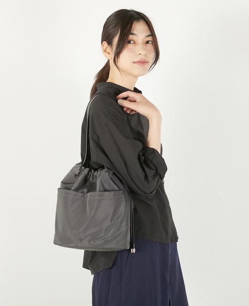 【軽量撥水！ショルダーバッグ】 詳細画像 グレー 2