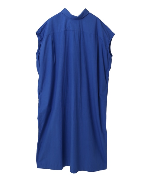 【Gymphlex/ジムフレックス】SLEEVELESS B.D. SHIRT DRESS 詳細画像 ブルー 2