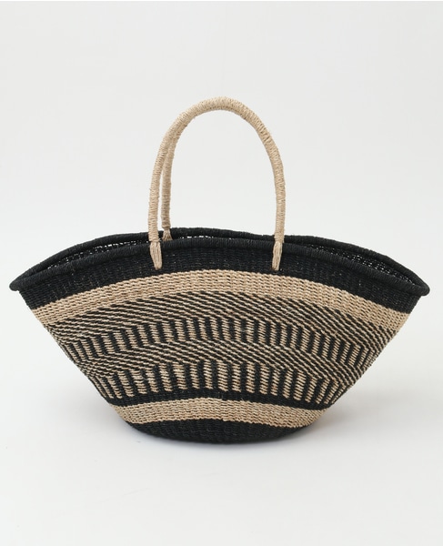 【The Bagmati/ザ・バグマティ】ラウンドカゴバック 詳細画像 ベージュ×ブラック 3