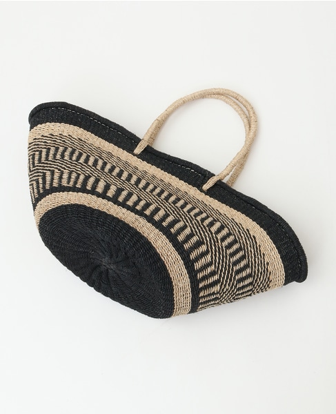 【The Bagmati/ザ・バグマティ】ラウンドカゴバック 詳細画像 ベージュ×ブラック 4