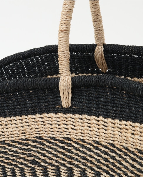 【The Bagmati/ザ・バグマティ】ラウンドカゴバック 詳細画像 ベージュ×ブラック 5