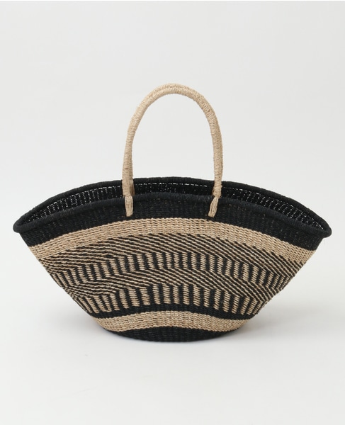 【The Bagmati/ザ・バグマティ】ラウンドカゴバック 詳細画像 ベージュ×ブラック 9