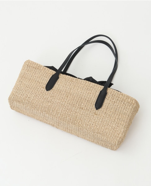 【The Bagmati/ザ・バグマティ】ショルダーカゴバック 詳細画像 ベージュ×ブラック 12