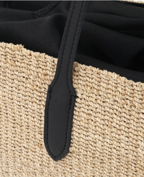 【The Bagmati/ザ・バグマティ】ショルダーカゴバック 詳細画像 ベージュ×ブラック 13