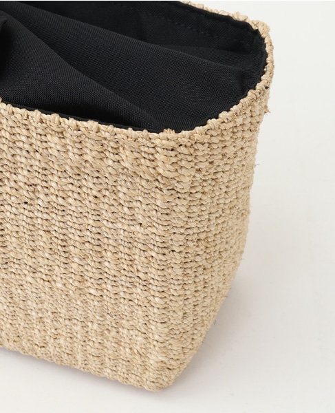 【The Bagmati/ザ・バグマティ】ショルダーカゴバック 詳細画像 ベージュ×ブラック 14