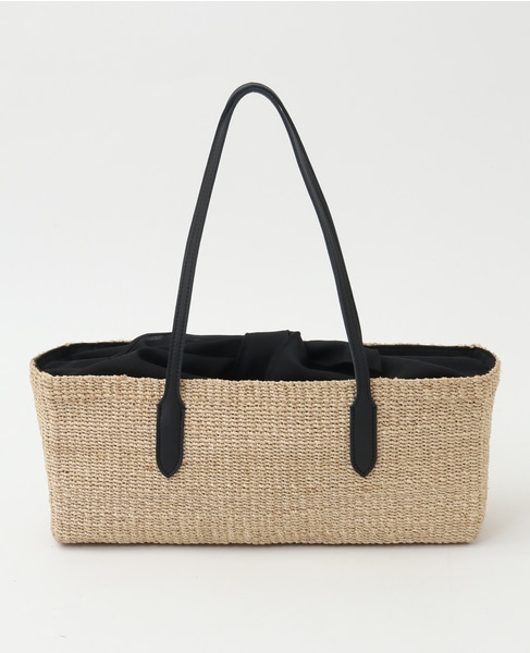 【The Bagmati/ザ・バグマティ】ショルダーカゴバック 詳細画像 ベージュ×ブラック 9