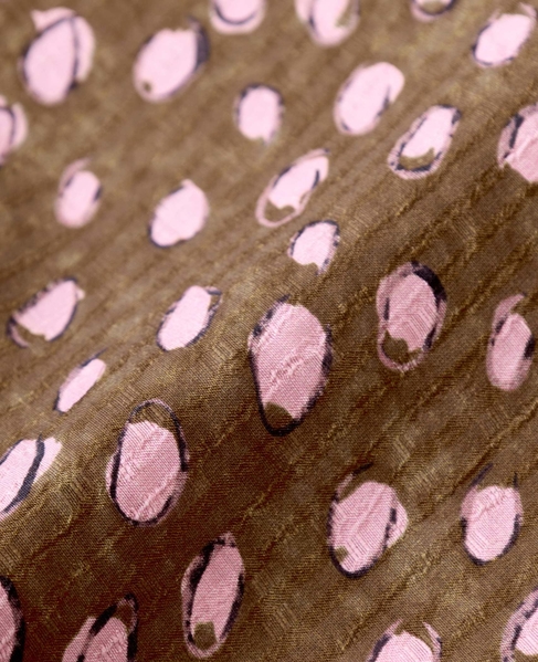 【ドットPtタックスリーブタイワンピース】 詳細画像 ブラウン 17