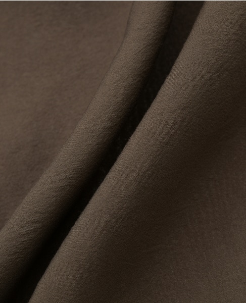 【モダールエステルクレープ切替ワンピース】 詳細画像 ブラウン 14