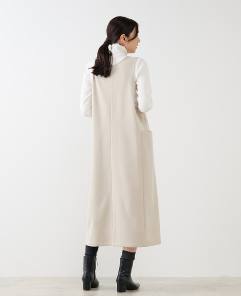【両面起毛2WAYジャンパースカート】 詳細画像 オートミール 4