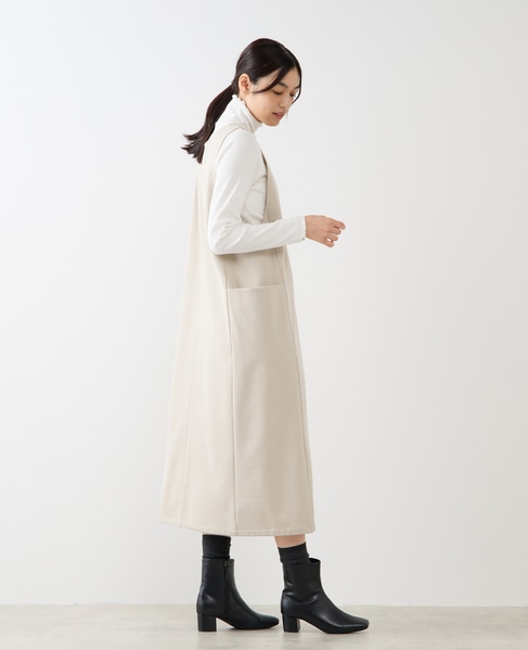 【両面起毛2WAYジャンパースカート】 詳細画像 オートミール 5