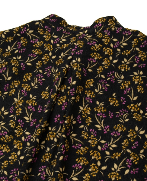 【ボタニカルプリントシャツワンピース】 詳細画像 ブラック 17