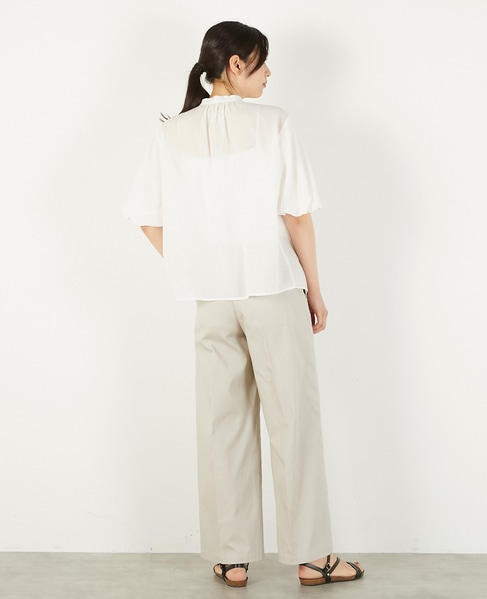 【バルーンスリーブシャツ】 詳細画像 オフホワイト 5