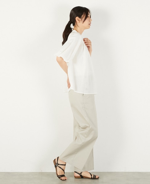 【バルーンスリーブシャツ】 詳細画像 オフホワイト 6