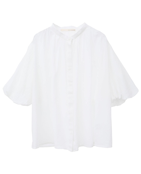 【バルーンスリーブシャツ】 詳細画像 オフホワイト 9