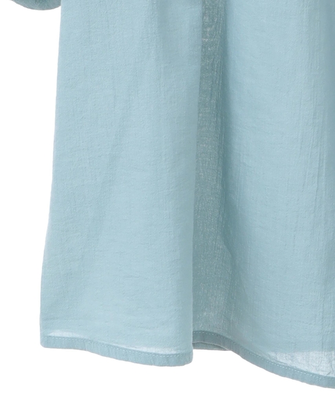 【バルーンスリーブシャツ】 詳細画像 ブルーグリーン 14